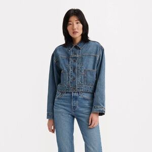 TAILORED 90S TRUCKER JEAN JACKET